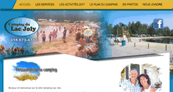 Desktop Screenshot of campinglacjoly.com