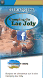 Mobile Screenshot of campinglacjoly.com
